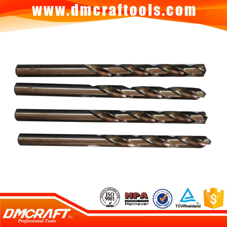 Amber Finish HSS Cobalt Fully Ground Twist Drill