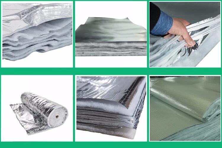 Heat Insulation Double Sided Aluminum Foil Woven Fabric Thermal Insulation