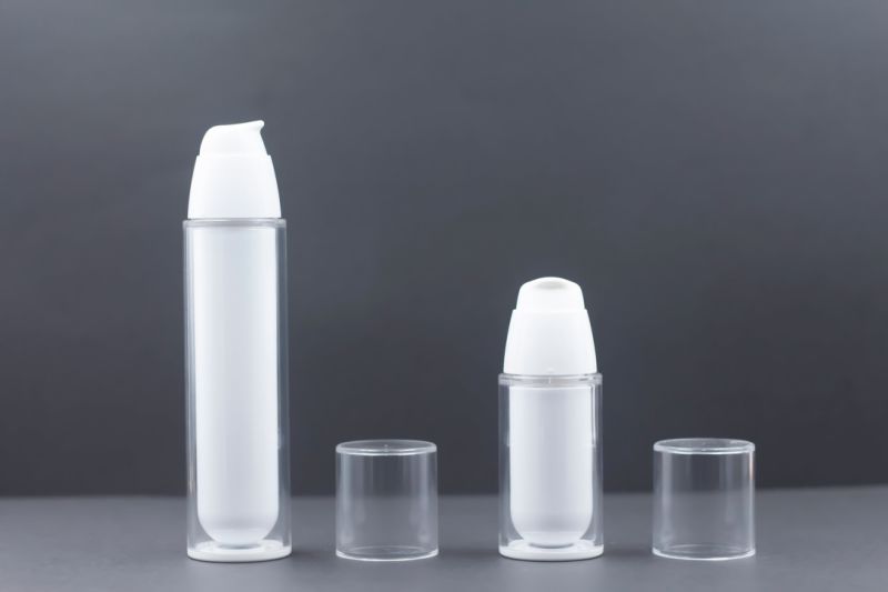 100ml/120ml/50ml Pet Bottle Double Wall Double Packaging Plastic Container