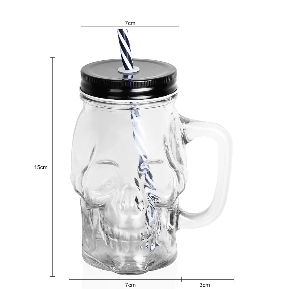 Vodka Whiskey Skull Shot Glass Beer Glass Cup Crystal Party Drinkware Halloween Gift