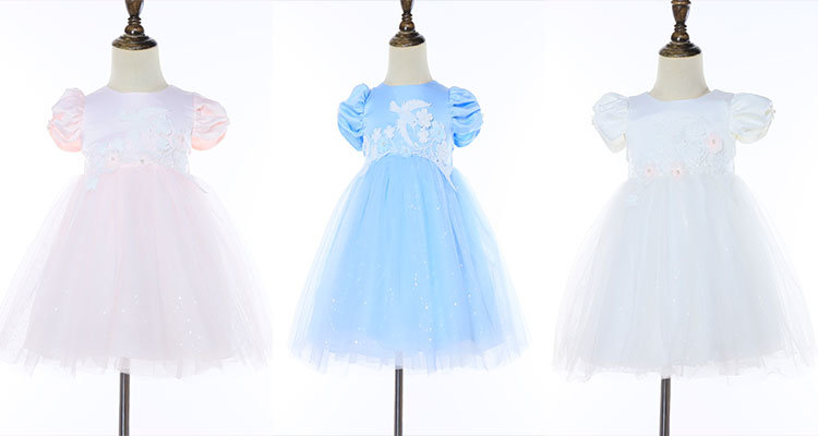 Fashion Clothes Girls Dress Summer Flower Girl Dresses