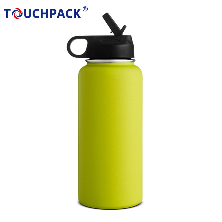 Custom Double Wall Big Mouth Stainless Steel Sport Water Bottle