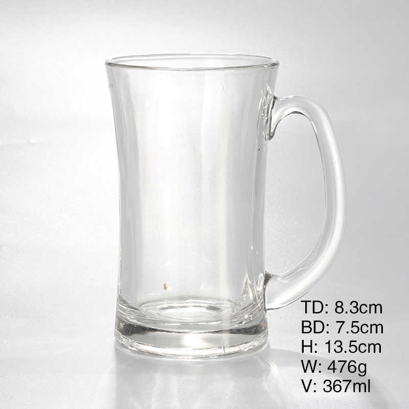 Single Layer Glass Cup Glitter Cherry Coffee Mug