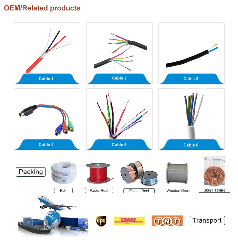 Electric Cable Single Copper Conductor Flexible Control Wire Cable