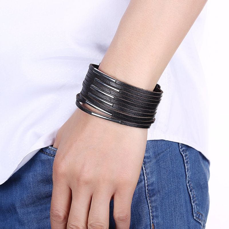 Europe and America Hotsale Fashion Leather Bracelet for Men or Women
