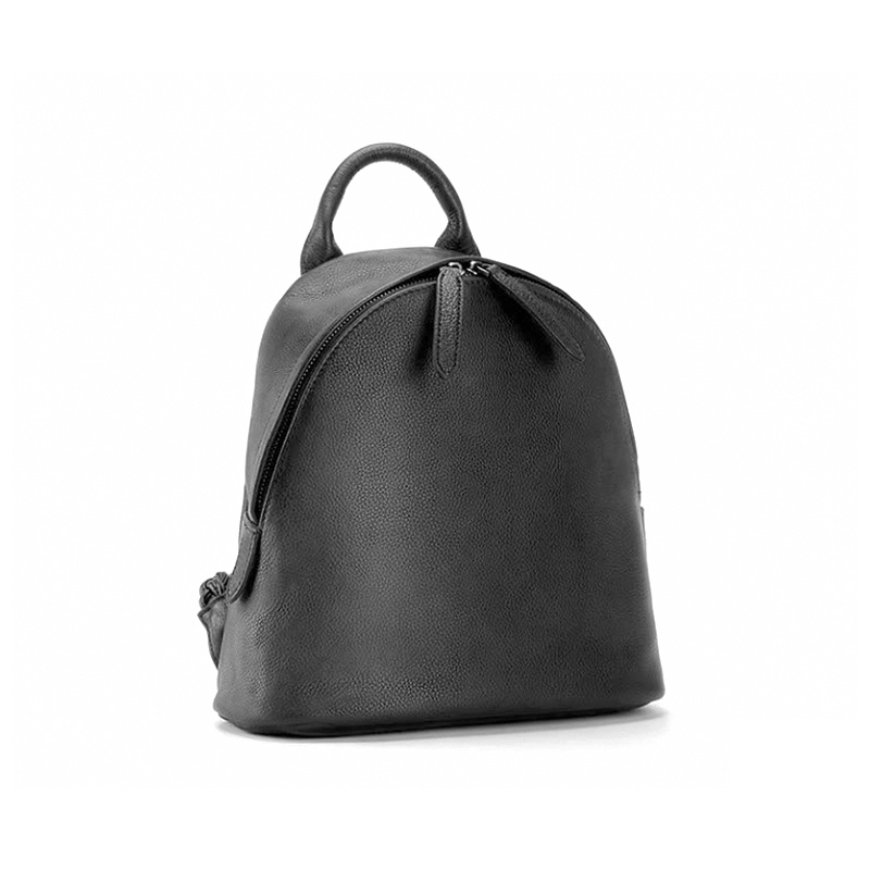 Large Capacity Pebbled Soft PU Ladies Laptop Backpack Bag