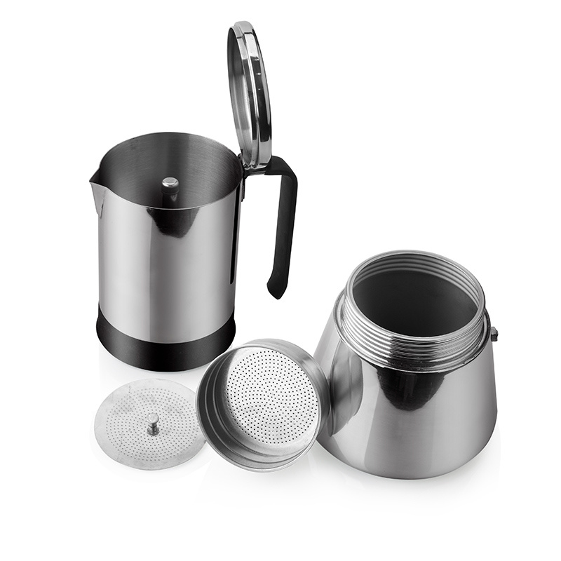 4cups 6cups 10cups Stainless Steel Professional Moka Pot Coffee Makers