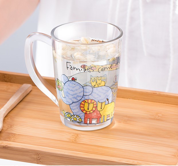 Cute Beer Glass Mugs Drink Glass Cup Glass Water Mug