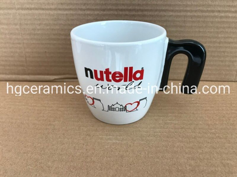 Customized Mug, Special Handle Coffee Mug, Customized Handle Ceramic Mug