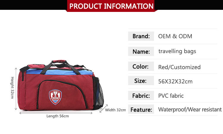 Custom Polo World Travelling Bag Sports Bag Luggage Bag Duffel Bag