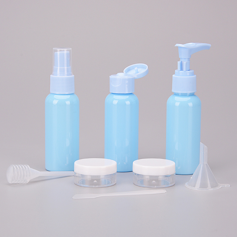 50ml Skin Care Plastic Empty Travel Pack Bottle Set