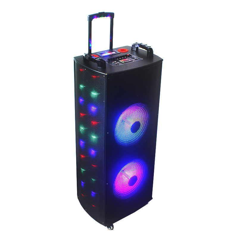 New Big Power Dual 12 Inch Active Outdoors Trolley Speakers Party Outdoors