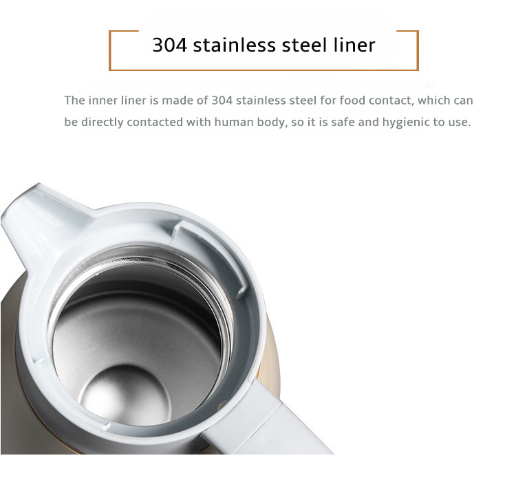 Stainless Steel Vacuum Flasks Pot Vacuum Kitchen Coffee Pot