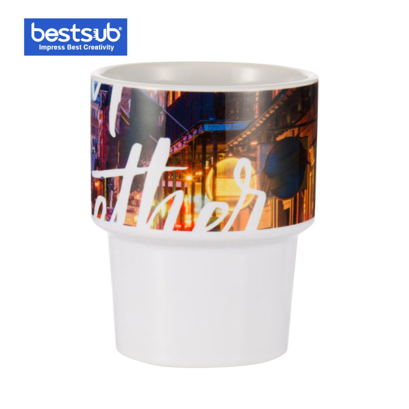 12oz/360ml Sublimation Ceramic Stackable Travel Mug (BKD12)