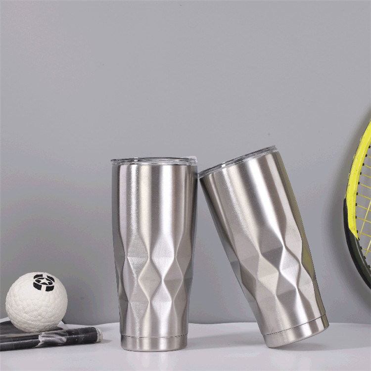 Customized Double Walled Stainless Steel Coffee Mug Vacuum Insulated Travel Mug 500ml