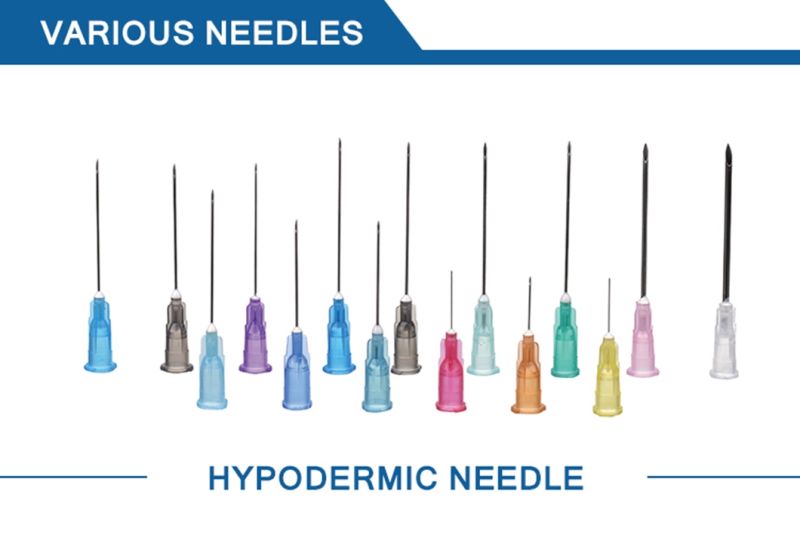 Stainless Steel Hypodermic Needles with Different Sizes