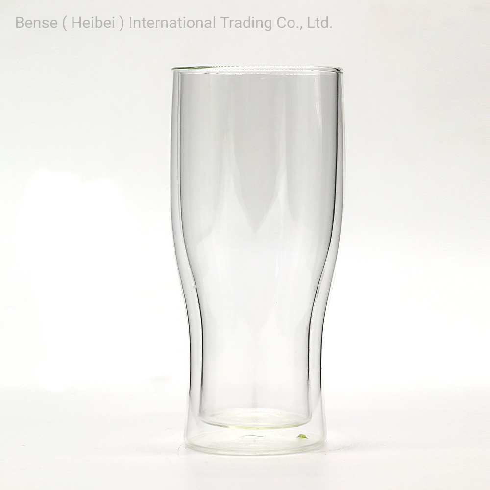 High Borosilicate Beer Cup Glass Juice Cup Double Wall Glass Cup