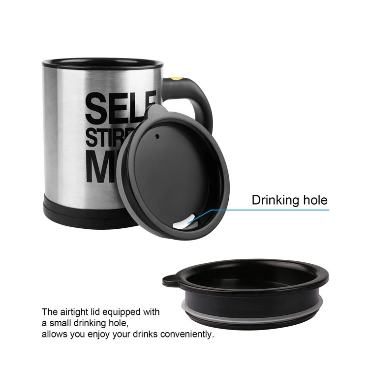 Stainless Steel Electric Mug Automatic Self Mixing Cup and Mug