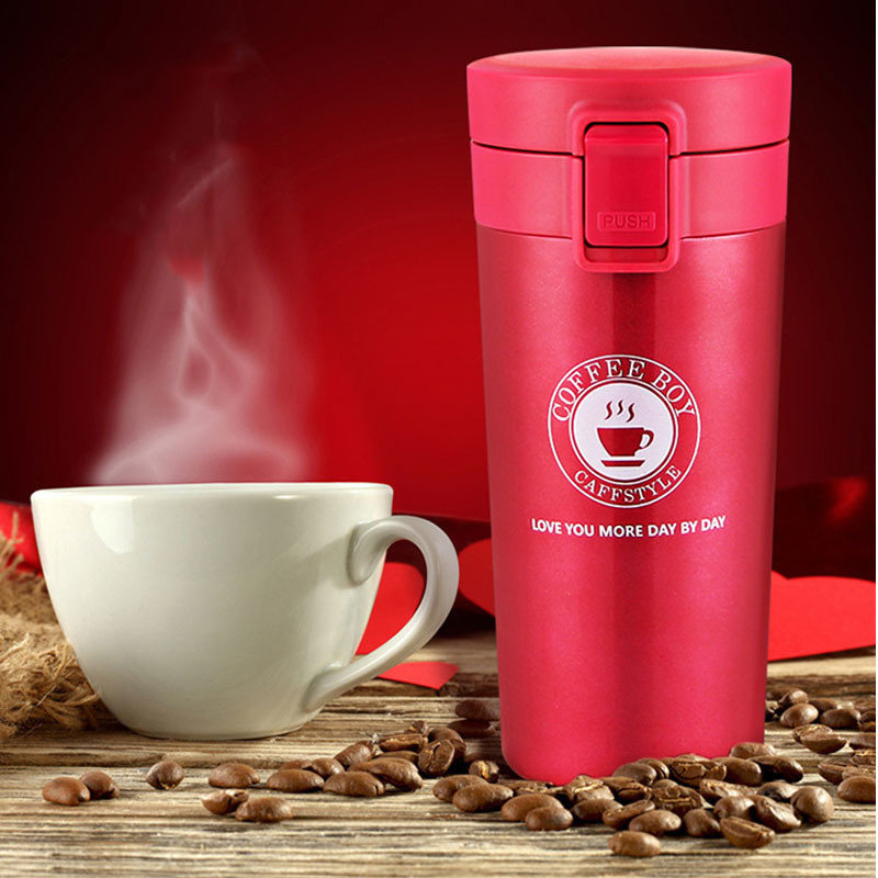 304 Vacuum Stainless Steel Car Mug Coffee Cup, Logo Customized