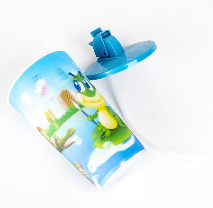 3D Plastic Advertisement Straw Cup for Children