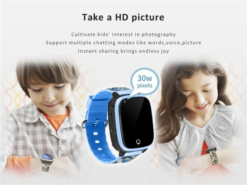Sos Smart Watch for Child Kids with Lbs WiFi Bluetooth