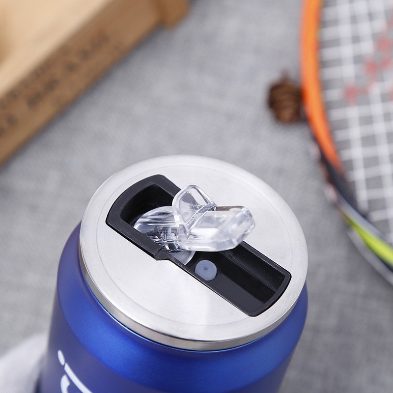 Water Bottle Creative Drink Tin Can Insulated Cup Vacuum Cola Cans Stainless Steel Thermal Sport Travel Mug 350ml