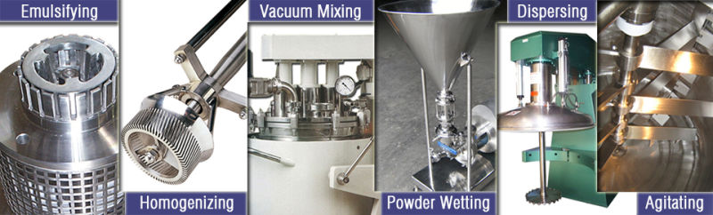 High Viscosity Paste Vacuum Heated Centrifugal Double Planetary Mixer