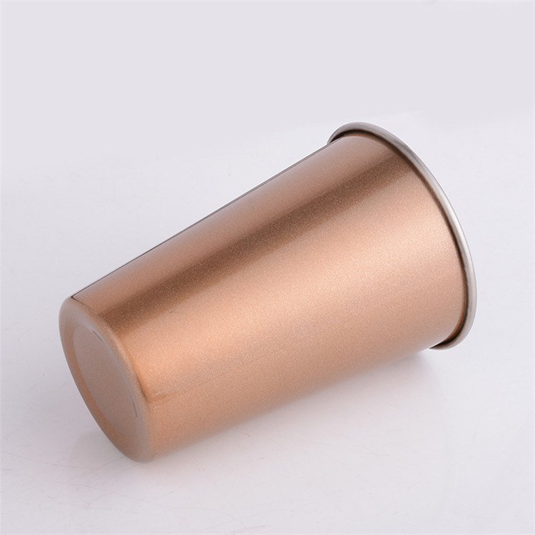 500ml 304 Stainless Steel Beer Cup Single Layer Cup Drinking Cup Milk Cup