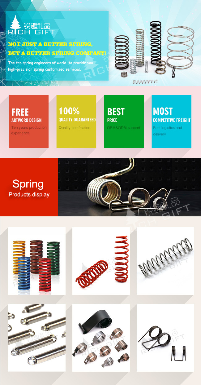 Flat Metal Torsion Volute Springs or Stainless Steel Coil Spiral Springs Supplier