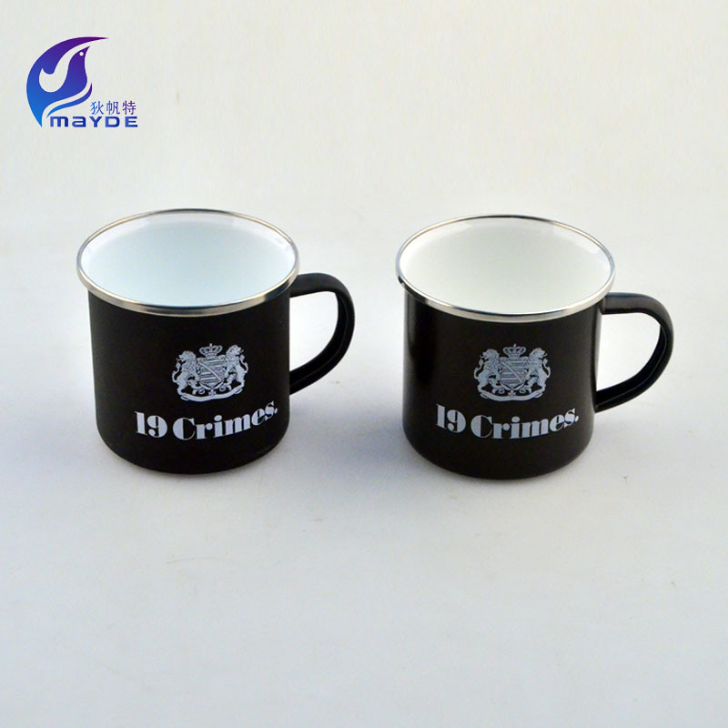 Unbreakable Cups Hot and Cold Sports Beeg Enamel Mug From China