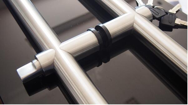 Stainless Steel 304 Glass Door Handle with Lock 1500mm