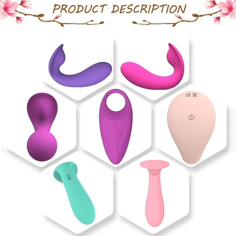 Invisible Wearable Vibrating Wand USB Rechargeable Remote Vibrator Silicone Clitoris Vagina Massager for Women