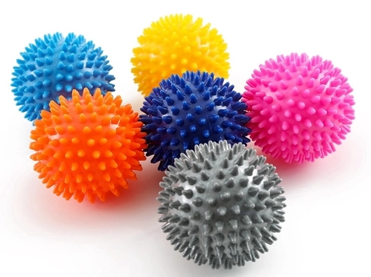 PVC Fitness Spiky Massage Lacrosse Ball for Foot Massage