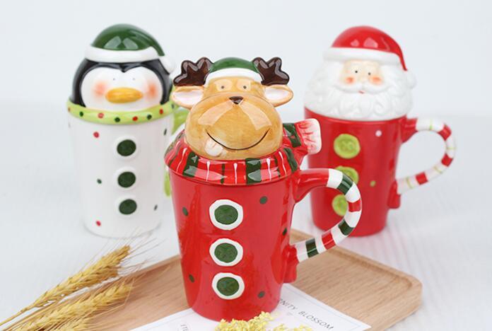 Ceramic Christmas Gift Mug Promotional Coffee Gift Mug Creative Christmas Mug