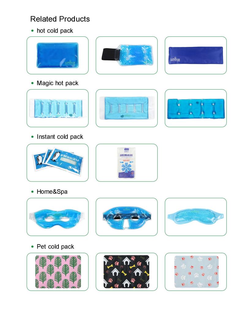 Hot Cold Gel Bead Pack for Eye and Face Relieving