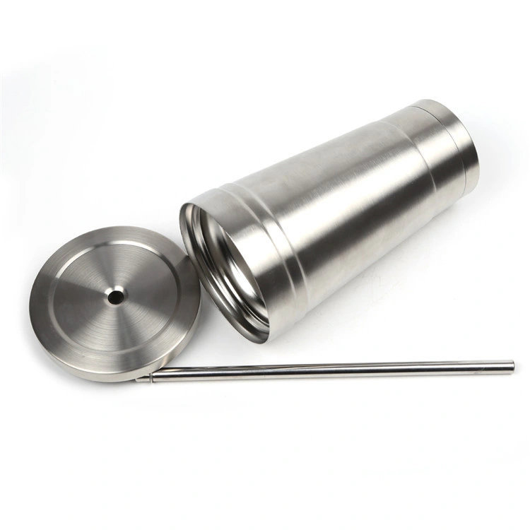 Juice/Coffee Drinkware 16oz Stainless Steel Straw Tumbler (SH-SC04)