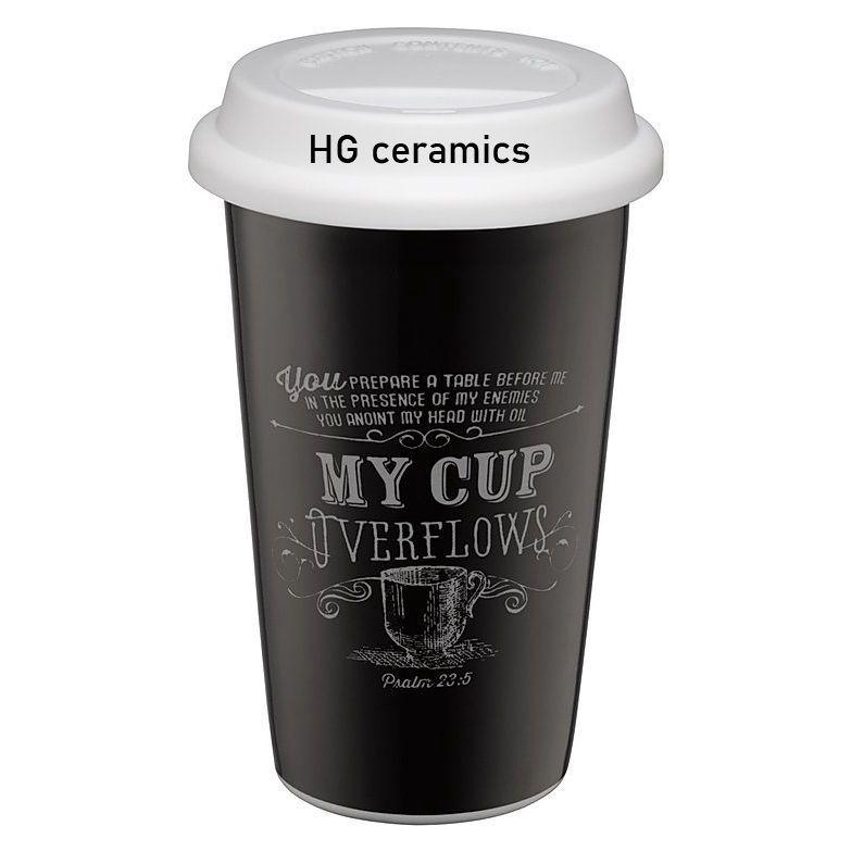 16 Oz Travel Mug with Chalk Decal Printing