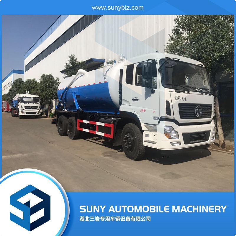 Vacuum Septic Tank Truck 18ton Vacuum Sewage Suction Tanker Truck