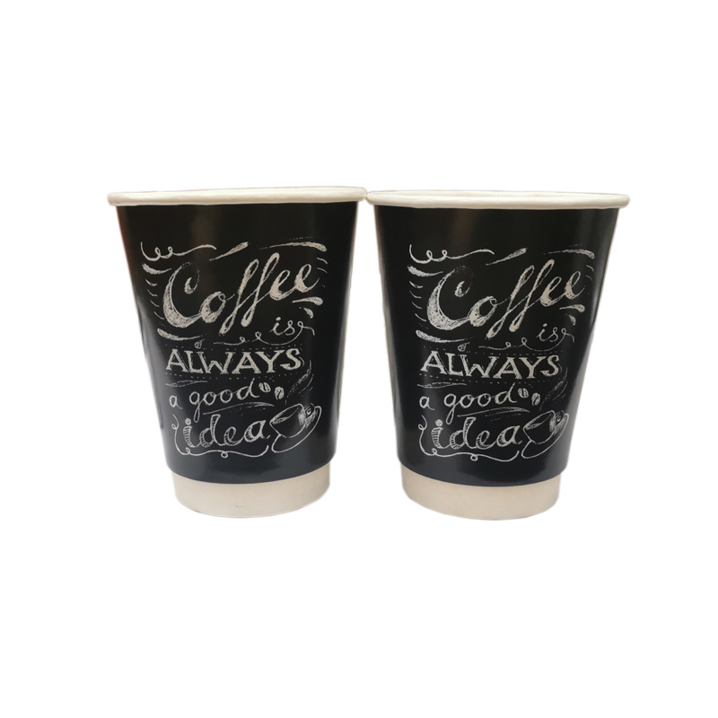 One Time Cups Double Walled Paper Cups 8 Oz
