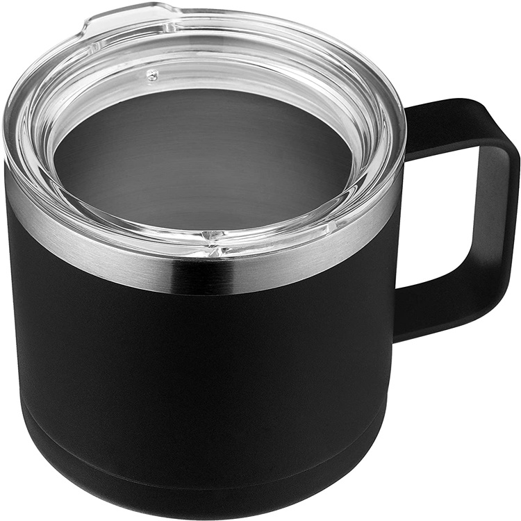 Top Sale 10 Oz Stainless Steel Tumbler Lowball Coffee Mug with Handle