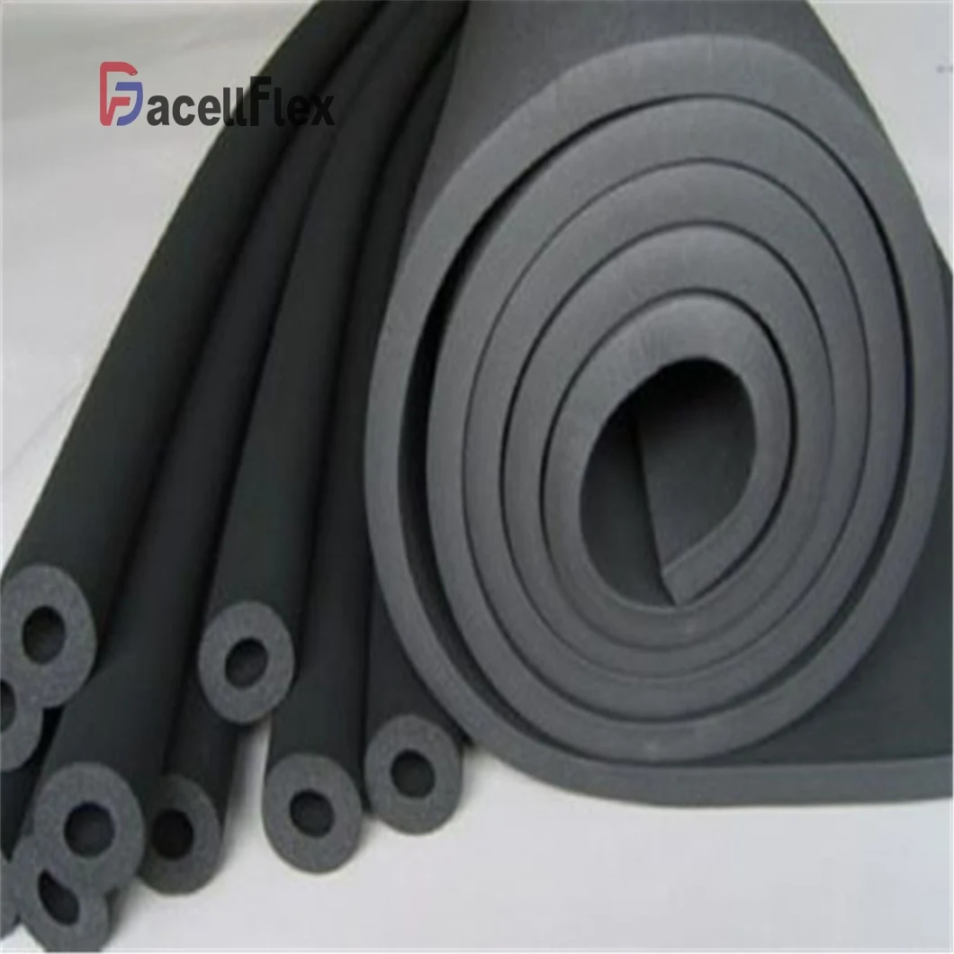 NBR Rubber Insulation Tubes HVAC Thermal Insulation