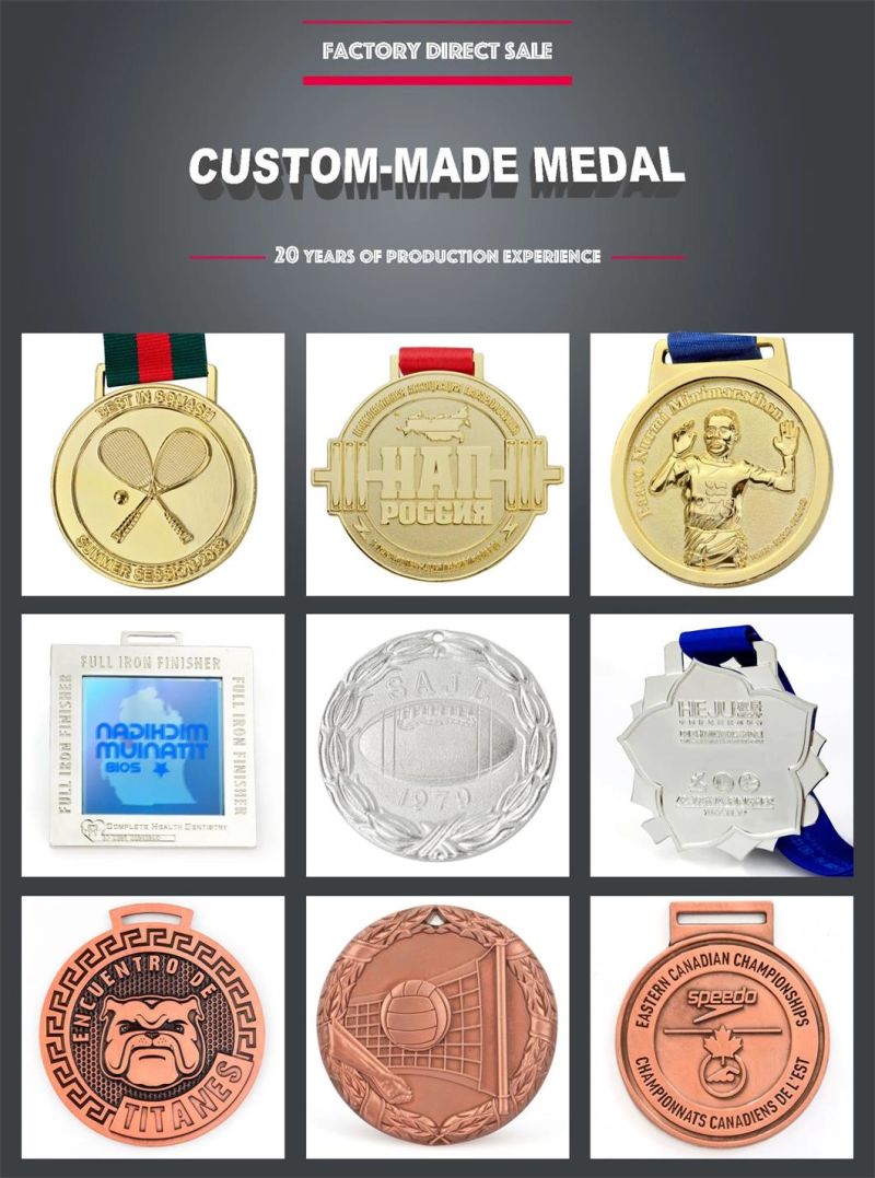 High Quality Metal Medal with Retro Design