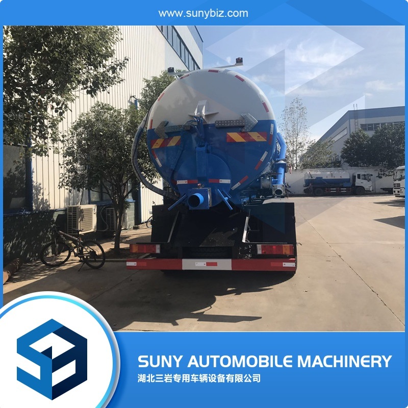 Vacuum Septic Tank Truck 18ton Vacuum Sewage Suction Tanker Truck