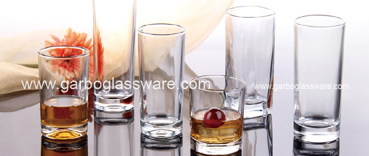 6oz V Shape Drinking Hot Water Glass Cups (GB030017506)