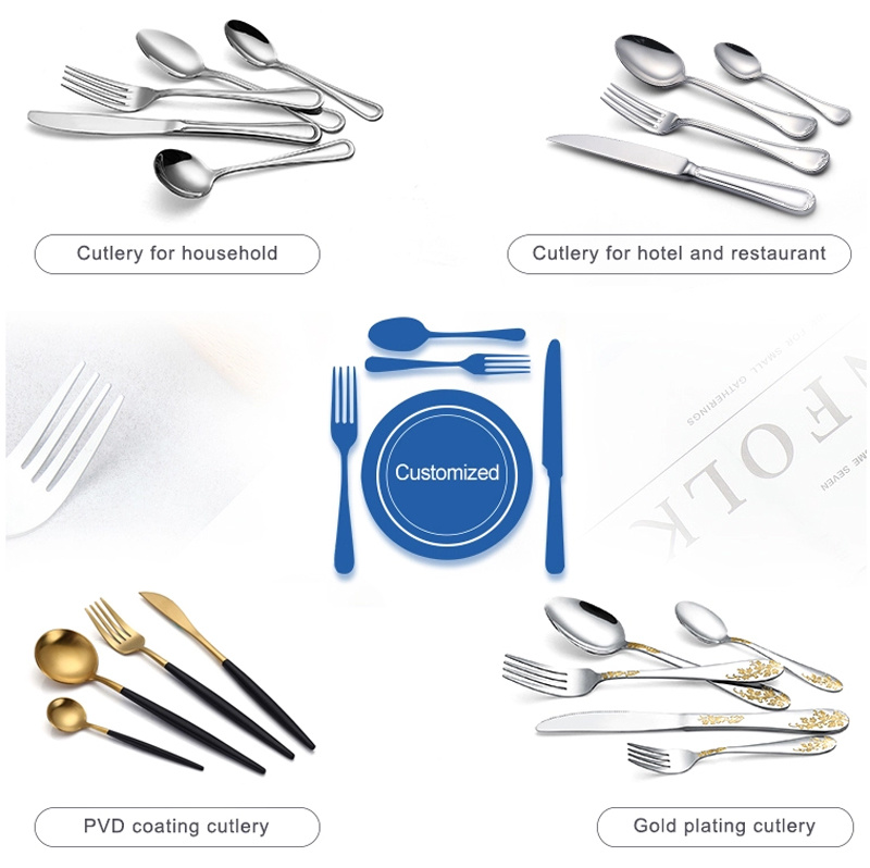 The New Food Grade Stainless Steel Children Cutlery