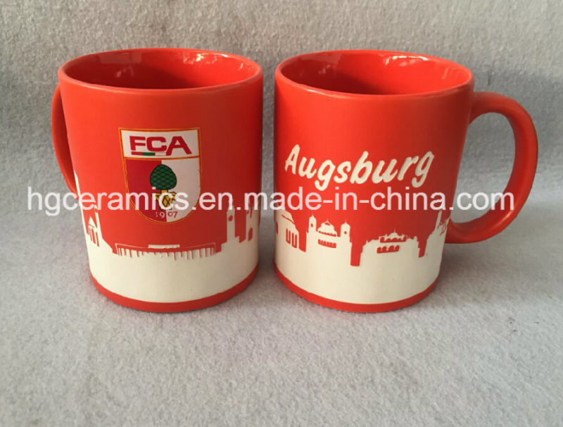 Full Sandblast Ceramic Mug, Football Club Ceramic Mug