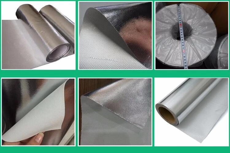 Heat Insulation Double Sided Aluminum Foil Woven Fabric Thermal Insulation