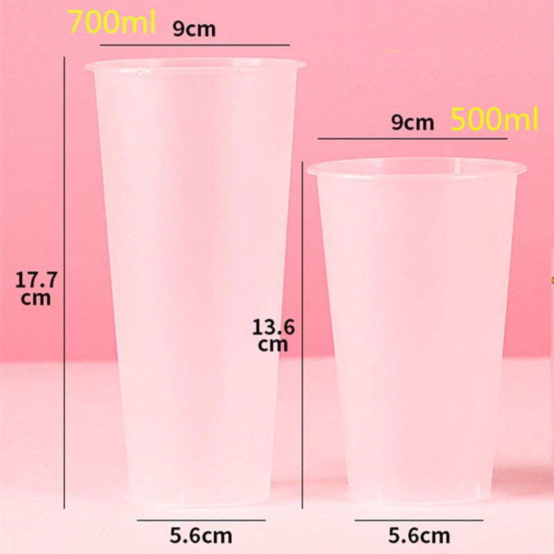 Disposable Coffee Cups Transparent Fruit Plastic Cups for Drinks