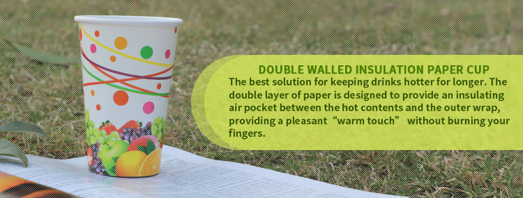 Printed Disposable Cup Single Wall Paper Cup Biodegradable Cup