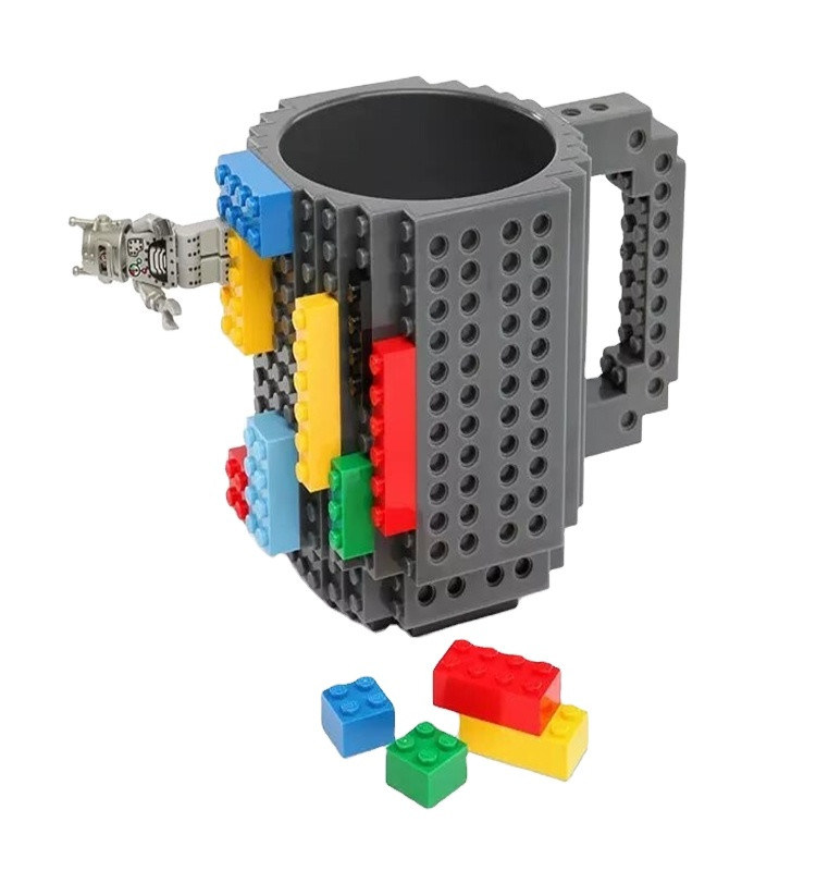 Plastic Creative Building Block Brick Cup Mug